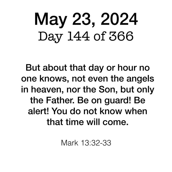 Scripture Day 144