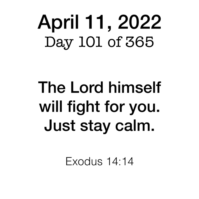 Scripture Day 101
