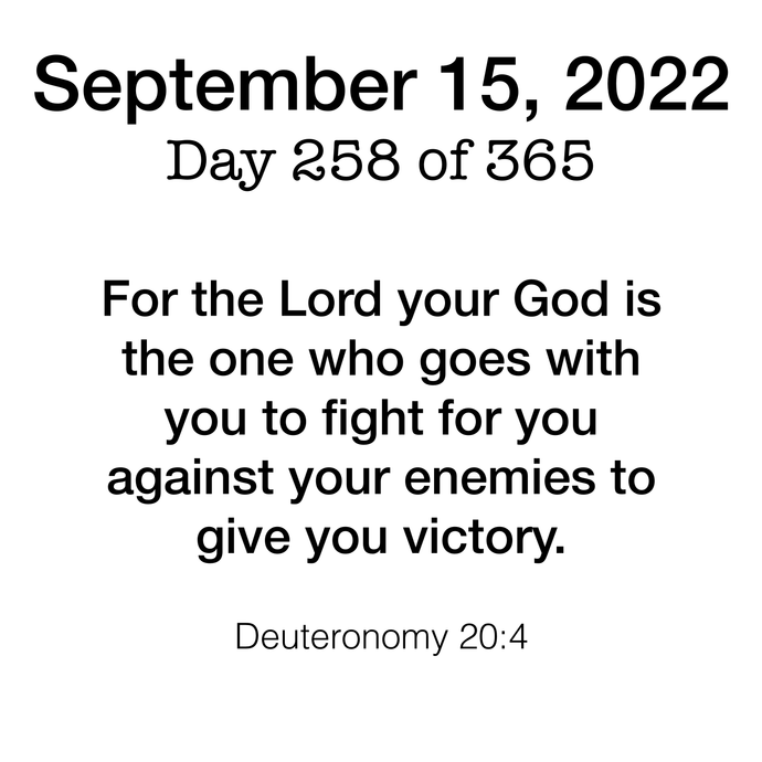 Scripture Day 258