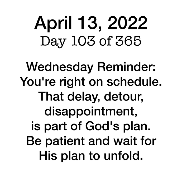 Day 103 Devotional