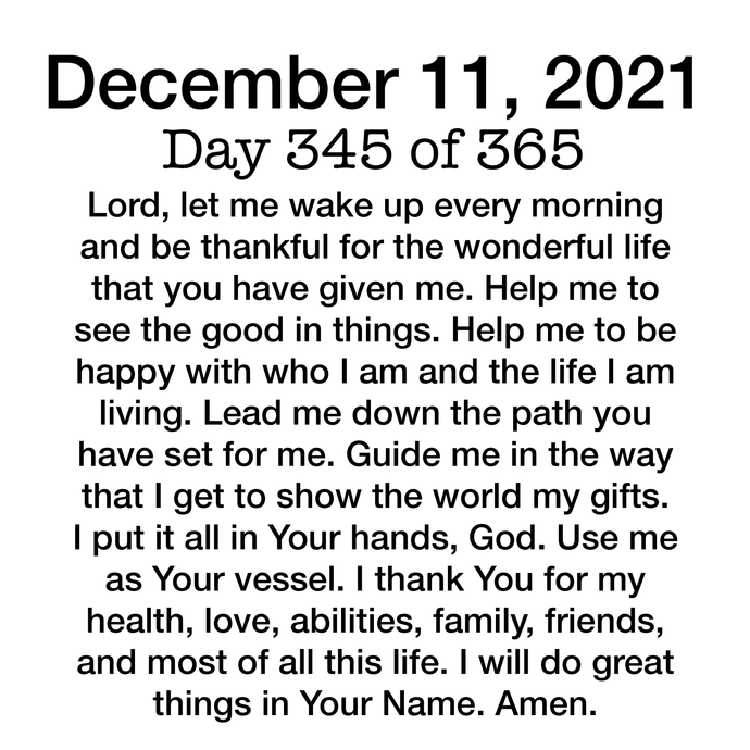 December 11 Devotional