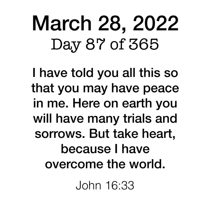 Day 87 Scripture