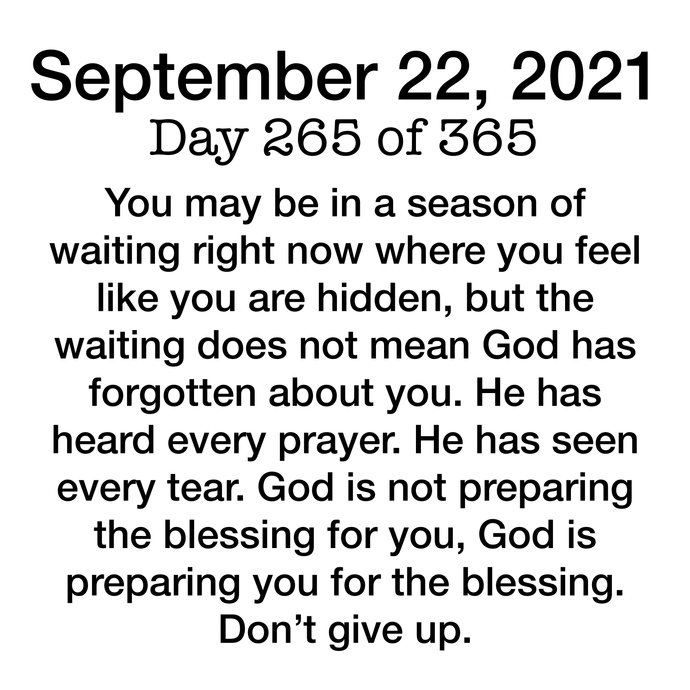 Devotional Day 265