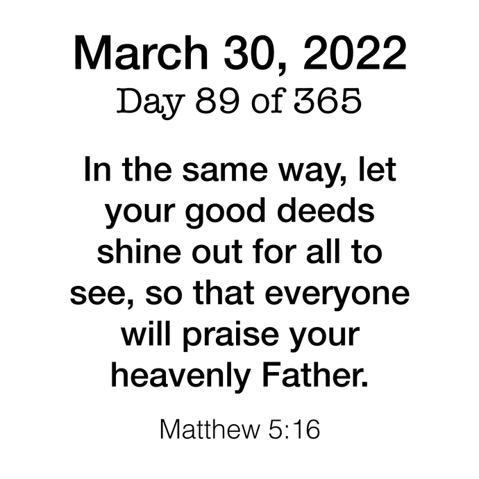 Day 89 Scripture