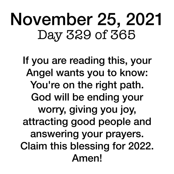November 25 Devotional