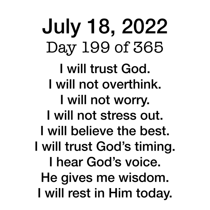 Day 199 Devotional