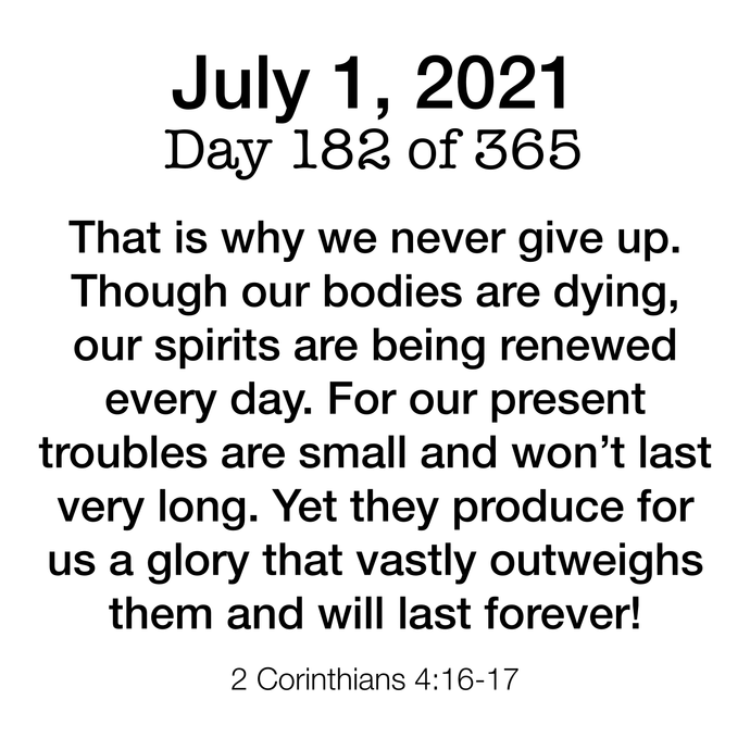 Scripture Day 182