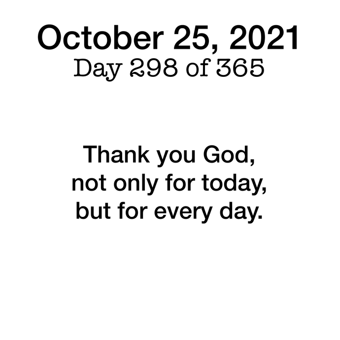 October 25 Devotional