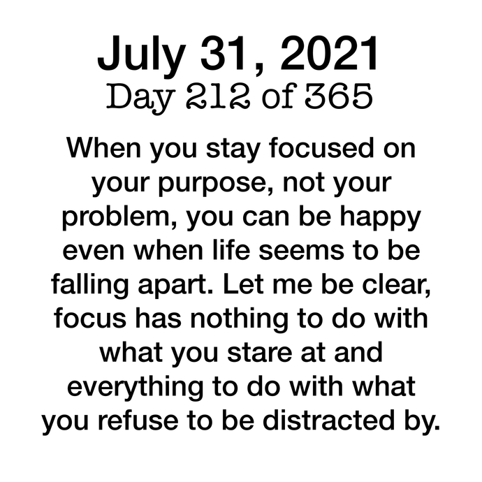 July 31 Devotional