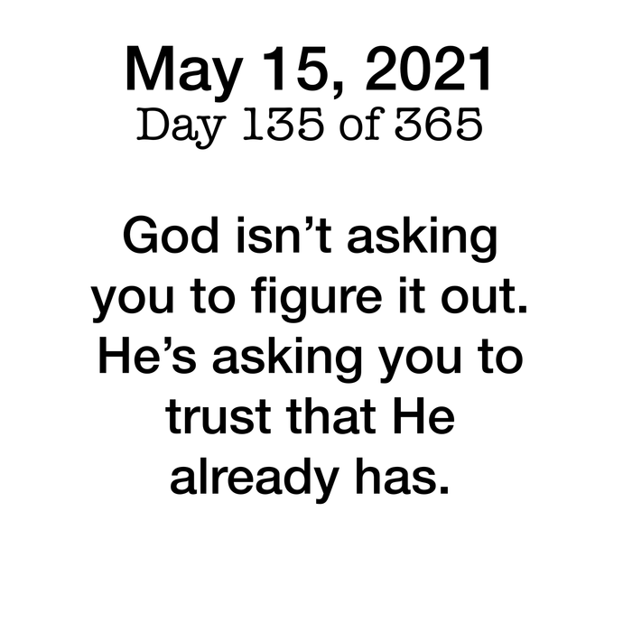 Devotional Day 135