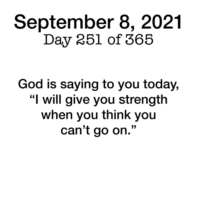 September 8 Devotional