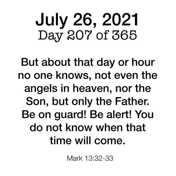 Scripture Day 207