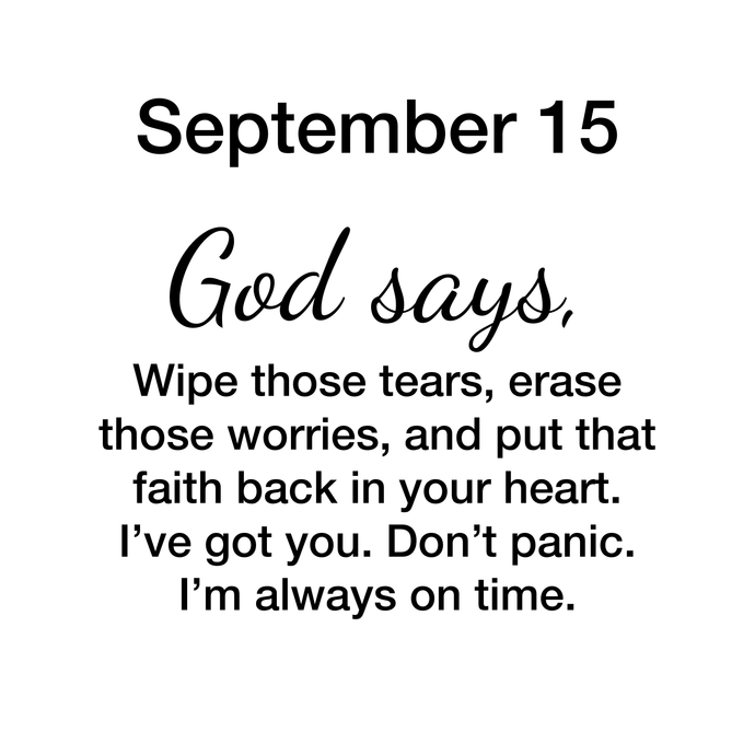 Day 258 Encouragement