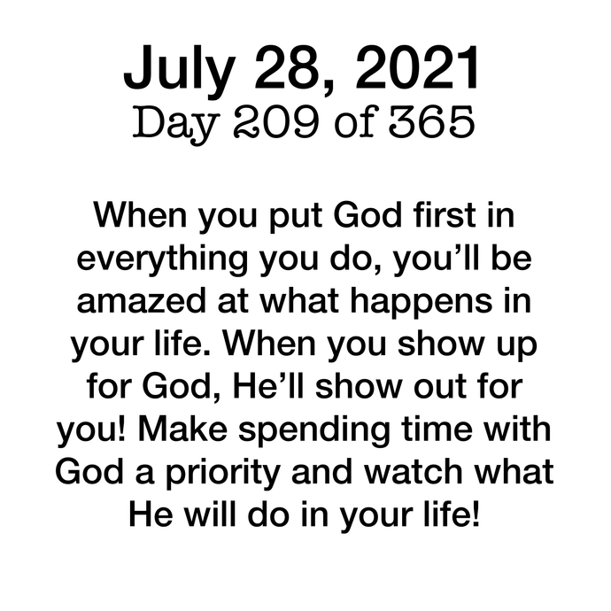 Devotional Day 209