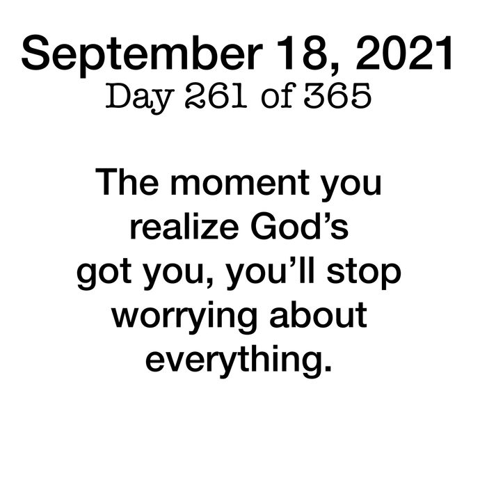 September 18 Devotional