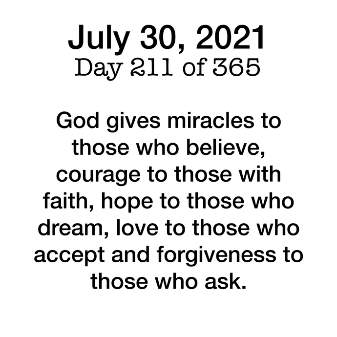July 30 Devotional