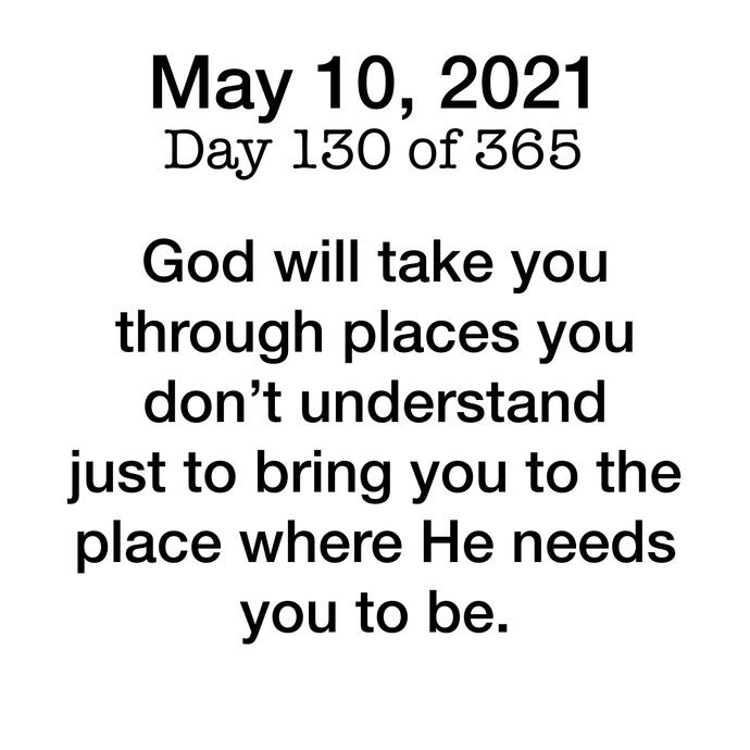 Devotional Day 130