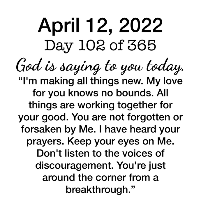 Day 102 Devotional
