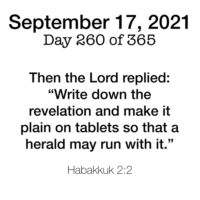 Scripture Day 260