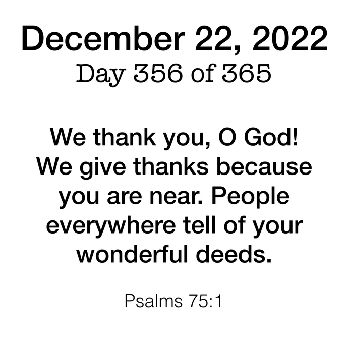 Scripture Day 356