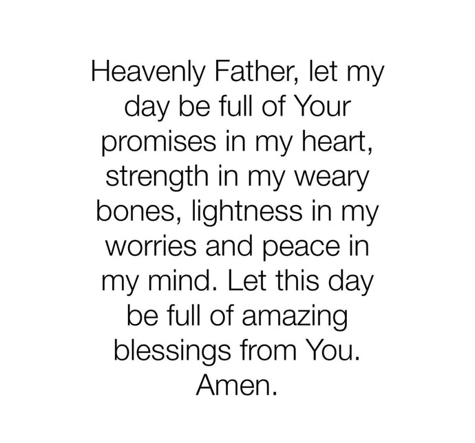 Blessings from you