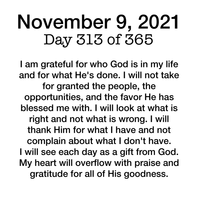 November 9 Devotional