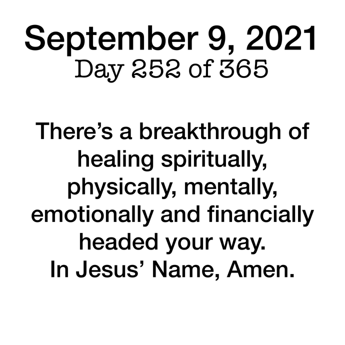 September 9 Devotional