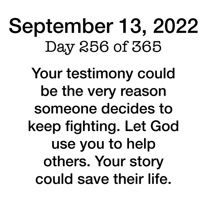 Devotional Day 256
