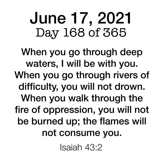 Scripture Day 168