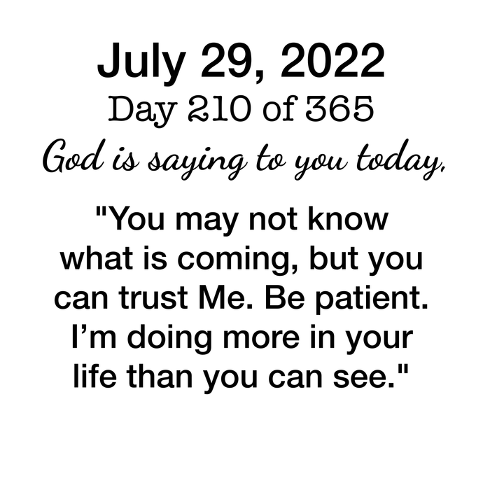 Day 210 Devotional