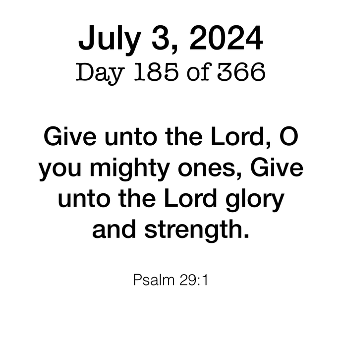 Scripture Day 185
