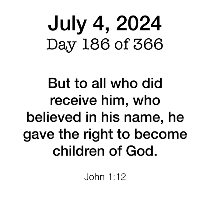 Scripture Day 186