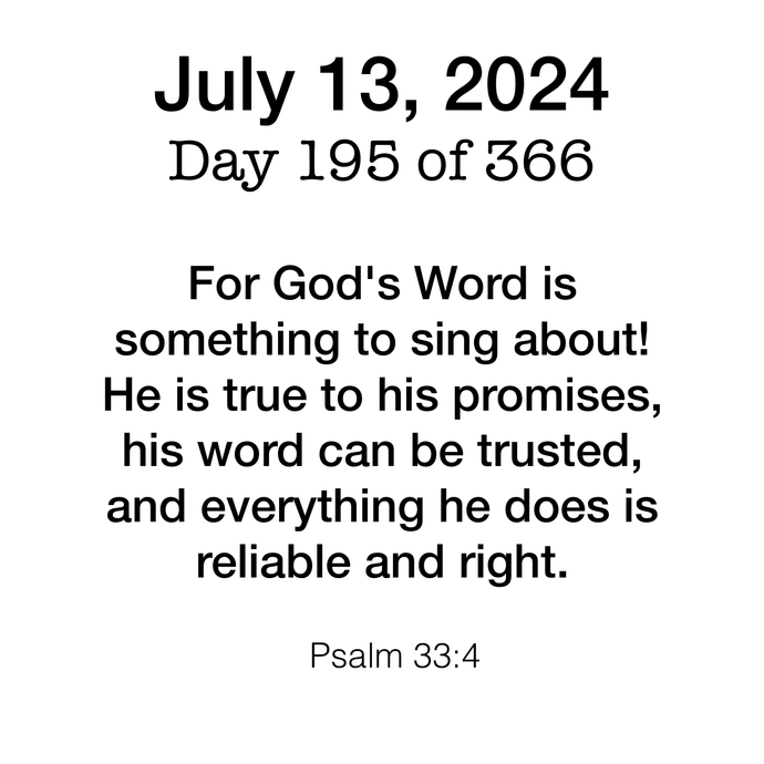 Scripture Day 195