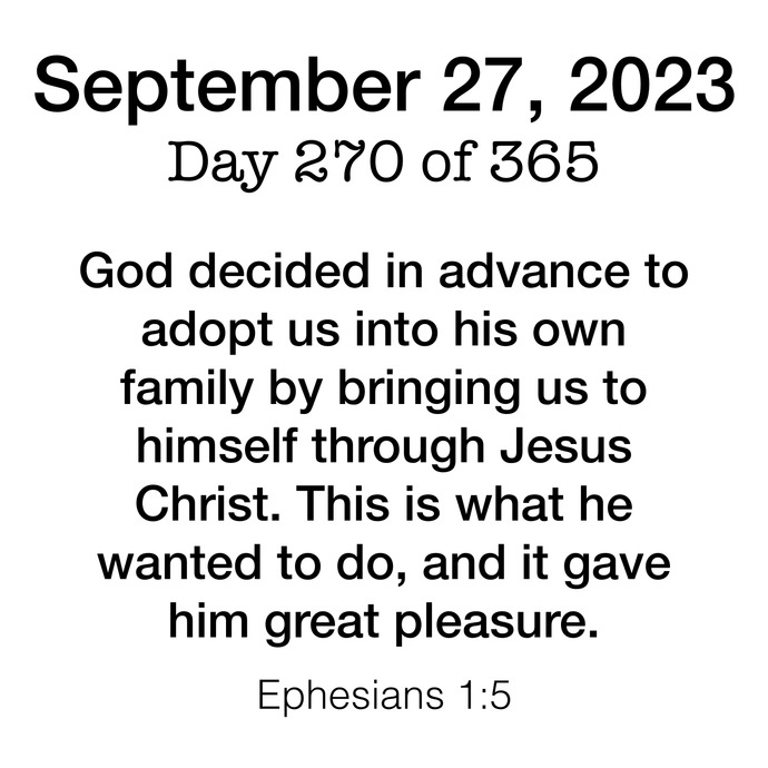 Scripture Day 270