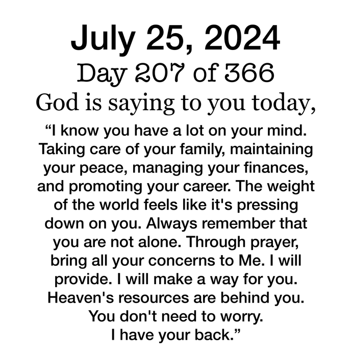 Devotional Day 207