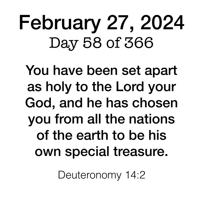 Scripture Day 58