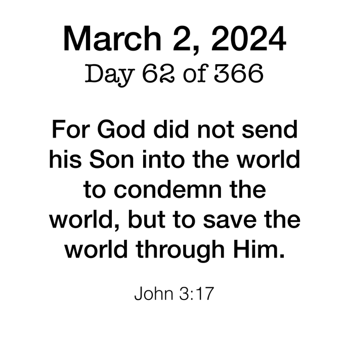 Scripture Day 62