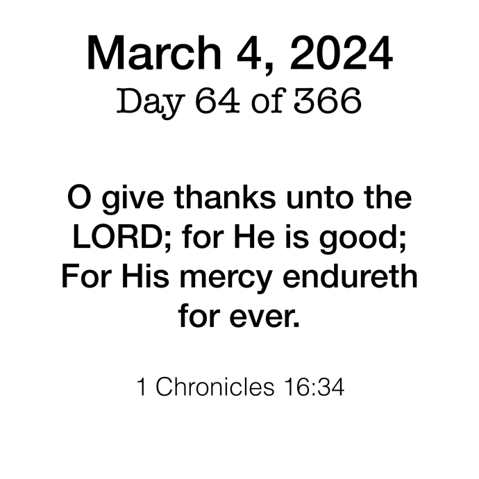 Scripture Day 64
