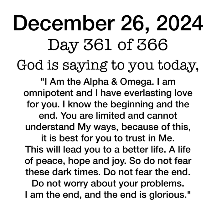 Devotional Day 361