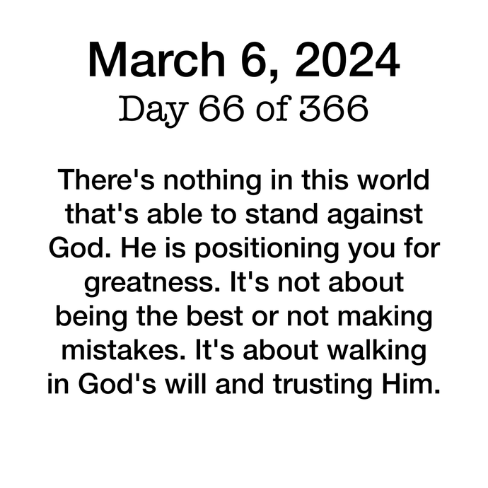 Devotional Day 66