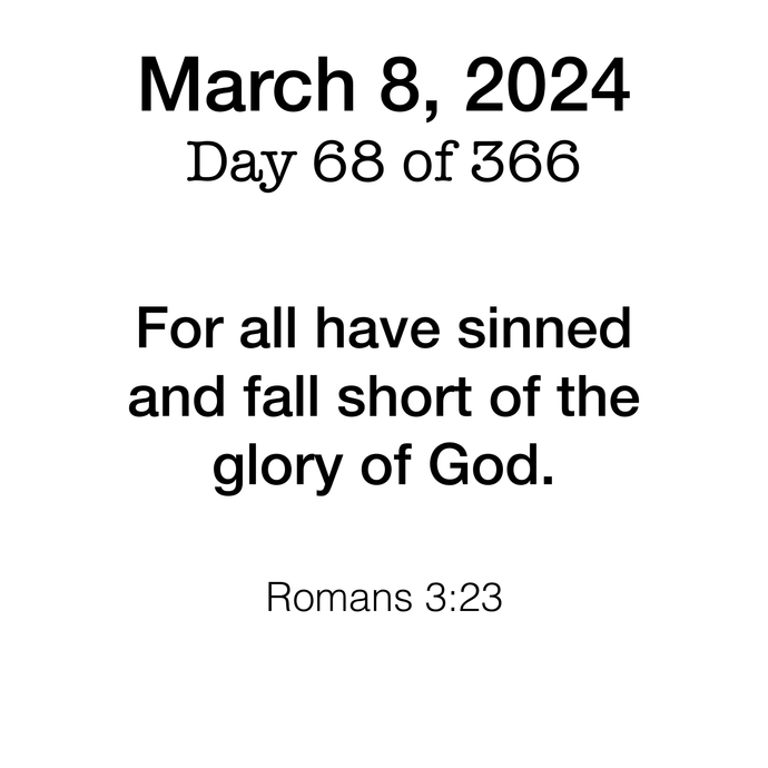 Scripture Day 68