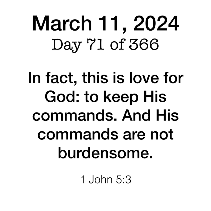 Scripture Day 71