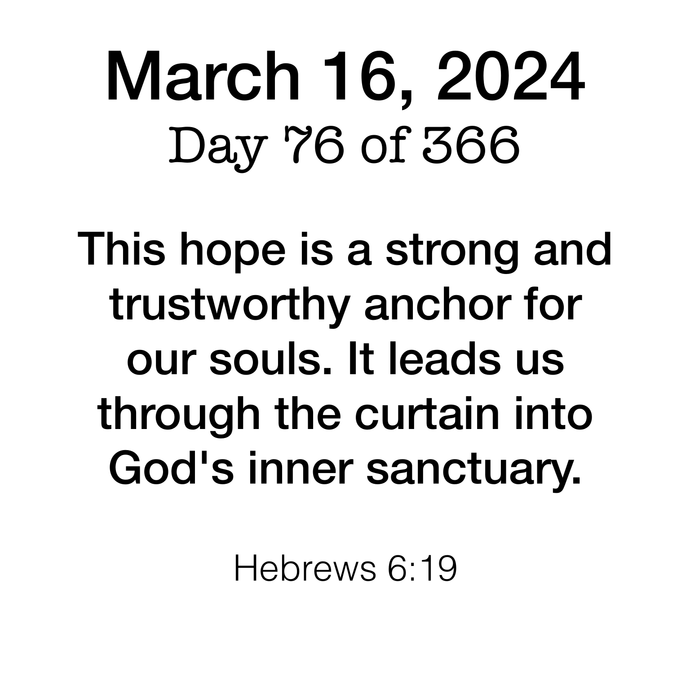 Scripture Day 76