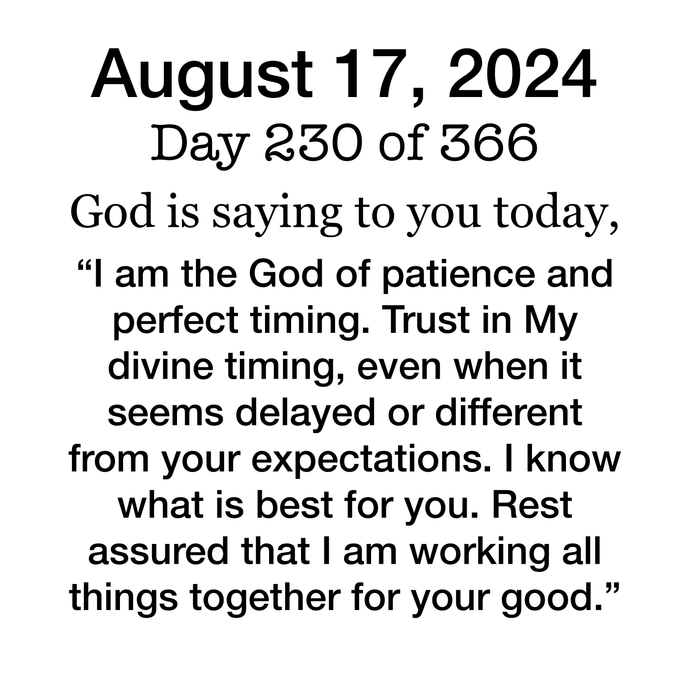 Devotional Day 230