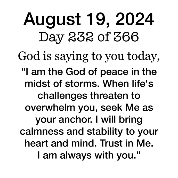 Devotional Day 232