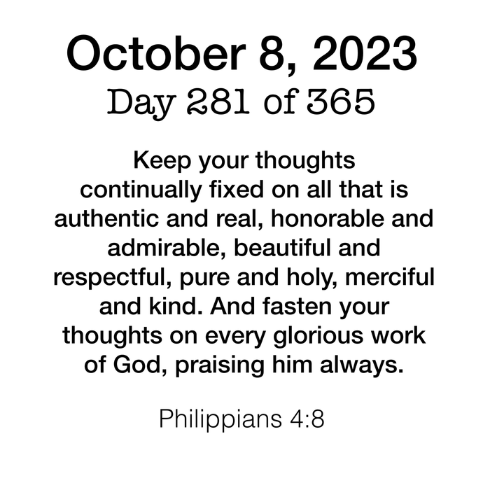 Scripture Day 281