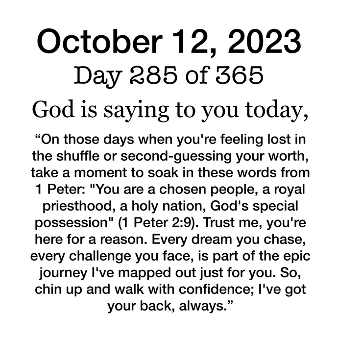 Day 285 Devotional