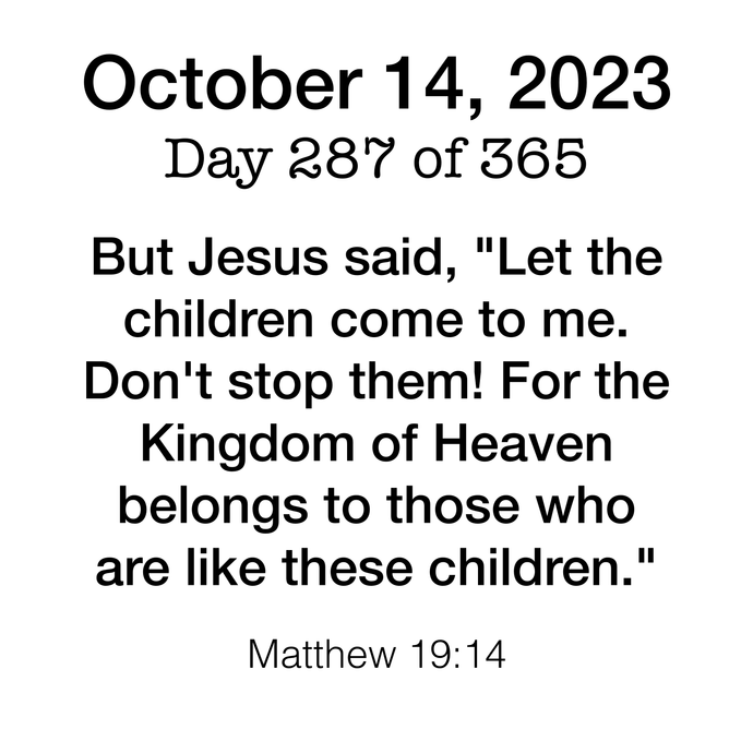 Scripture Day 287