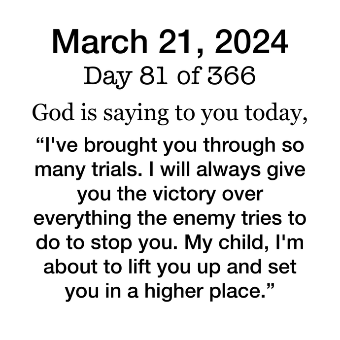 Devotional Day 81