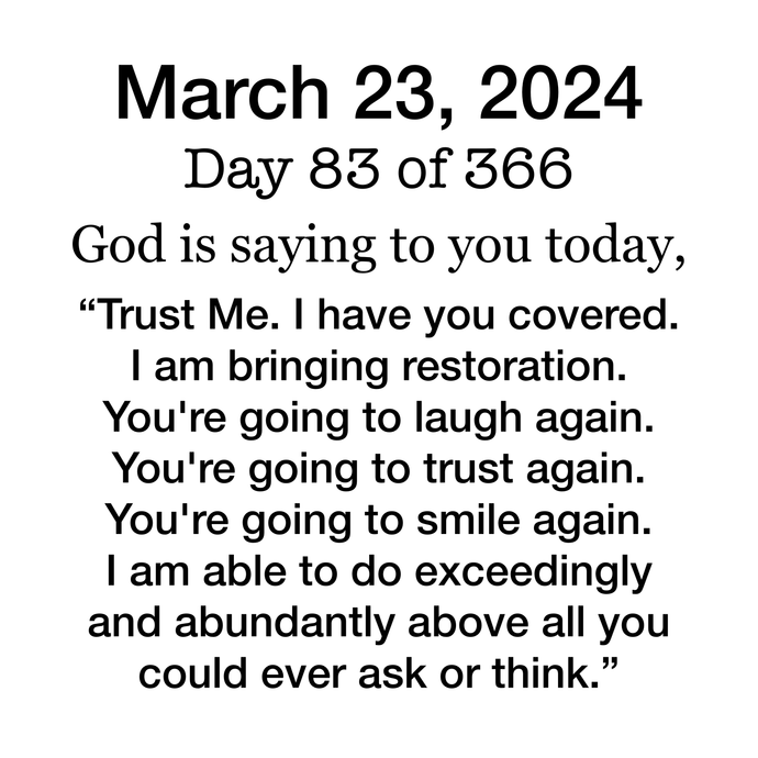 Devotional Day 83